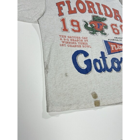 Vintage Long Gone Garan University Of Florida Gators UF 1966 Sweater Shirt Large - Picture 6 of 15